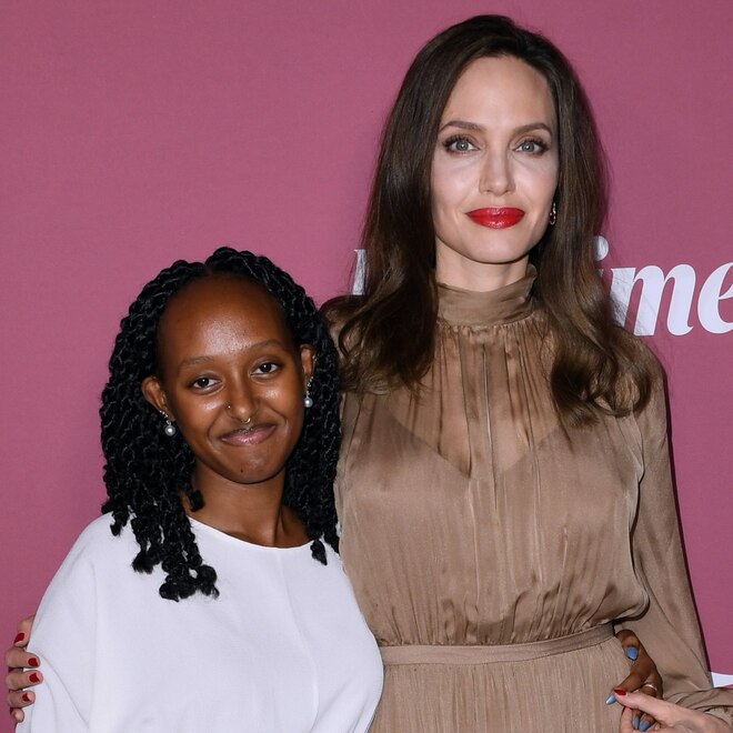 Zahara Jolie-Pitt and Angelina Jolie